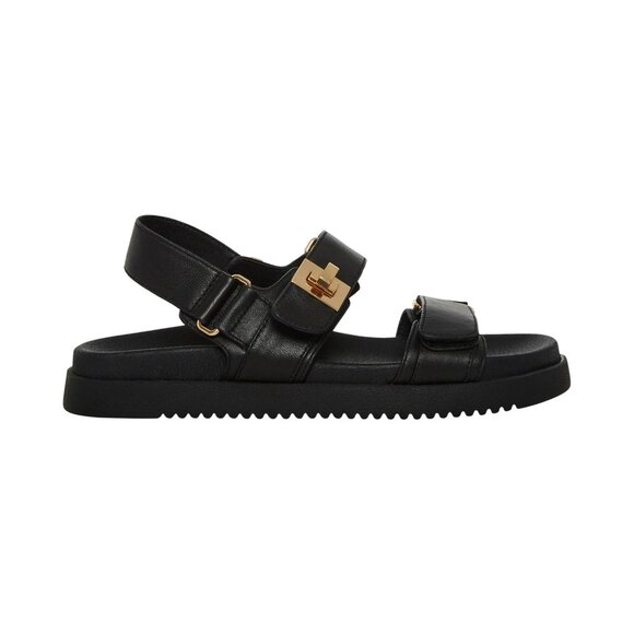 Steve Madden Womens Mona Strap Sandal MONA04S1 Black Leather 8.5M - Picture 8 of 11